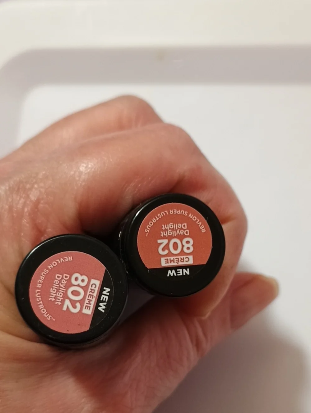 2 x Revlon Super Lustrous Lipstick 802 Daylight Delight